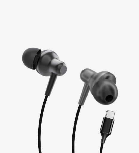 [LPH-H676] H676 Premium Metal Süper Bas Silikonlu Kulak İçi Type-C Kablolu Kulaklık