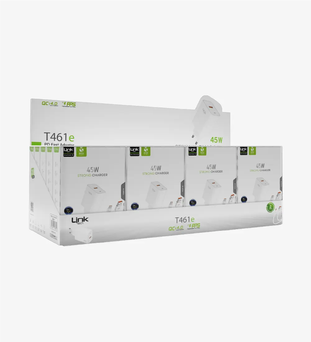 T461e Strong Çevre Dostu 45W Type-C Hızlı Şarj Aleti